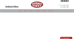 Desktop Screenshot of outback-bikes.com